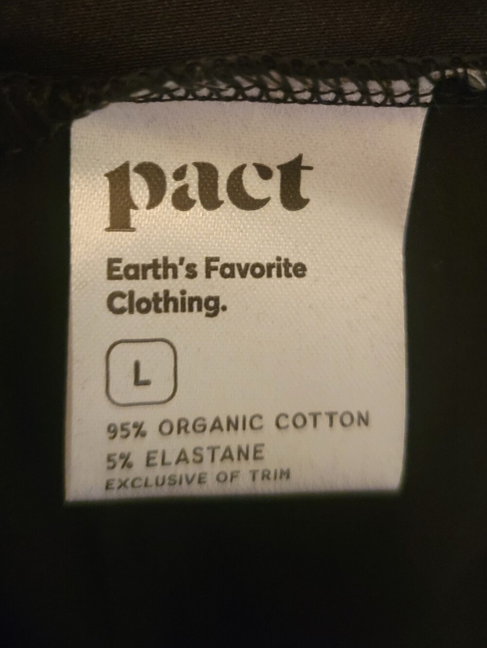 NWT Pact Organic Cotton Fit & Flare Petal Sleeve Dress Black Pockets Large - Picture 9 of 10